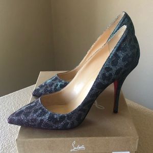 Christian Louboutin Glitter Pumps 41